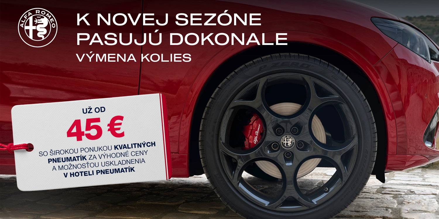 Alfa Romeo prezutie pneumatík