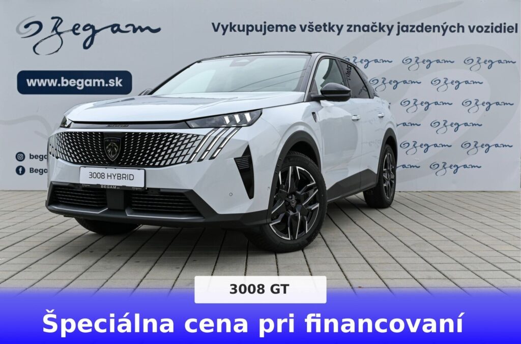 Peugeot 3008 GT Hybrid 145k e-DCS6 (MHEV) | Begam