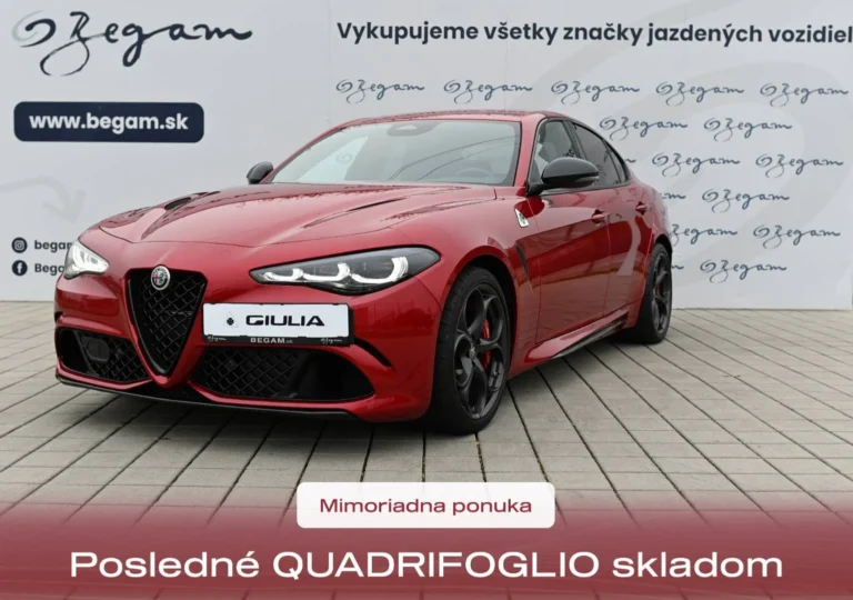 Alfa Romeo Giulia Quadrifoglio 2.9 V6 Bi-Turbo AT | Begam Trnava