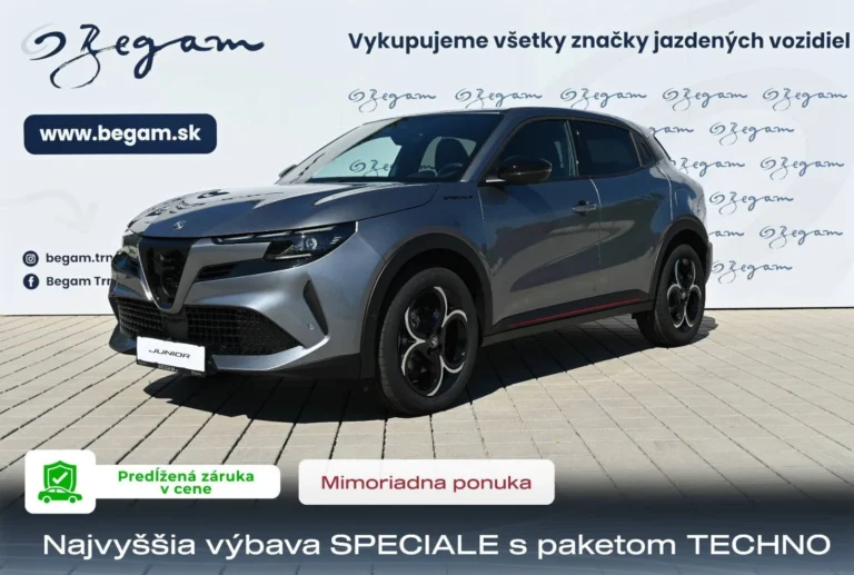 Alfa Romeo Junior 1.2T Hybrid 145k 6AT SPECIALE | Begam Trnava