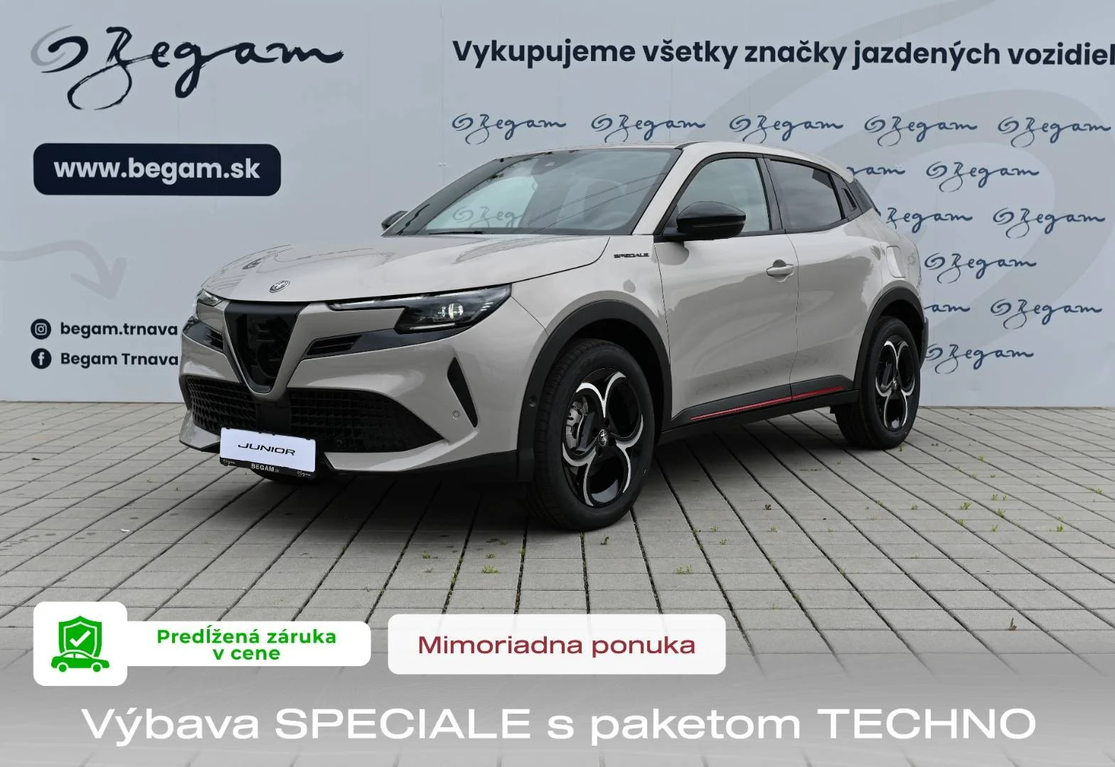 Alfa Romeo Junior 1.2T Hybrid 145k 6AT SPECIALE | Begam Trnava