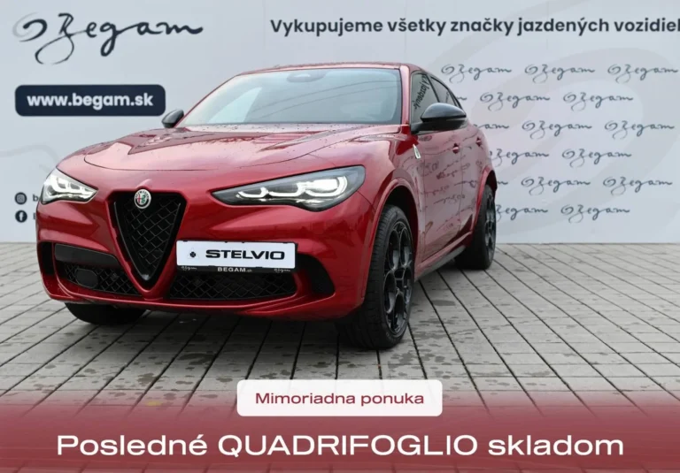 Alfa Romeo Stelvio Quadrifoglio 2.9 V6 Bi-Turbo AWD A/T | Begam Trnava