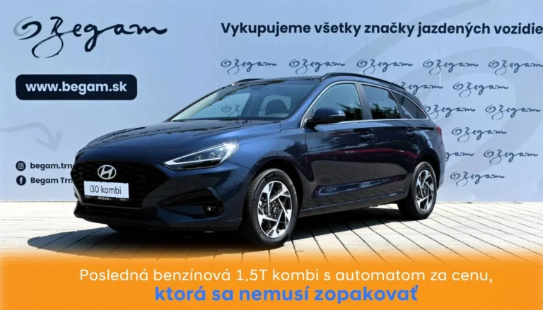 Hyundai i30 CW 1.5T-GDi MHEV, 7DCT, FAMILY, MY25, 103kW | Begam Trnava