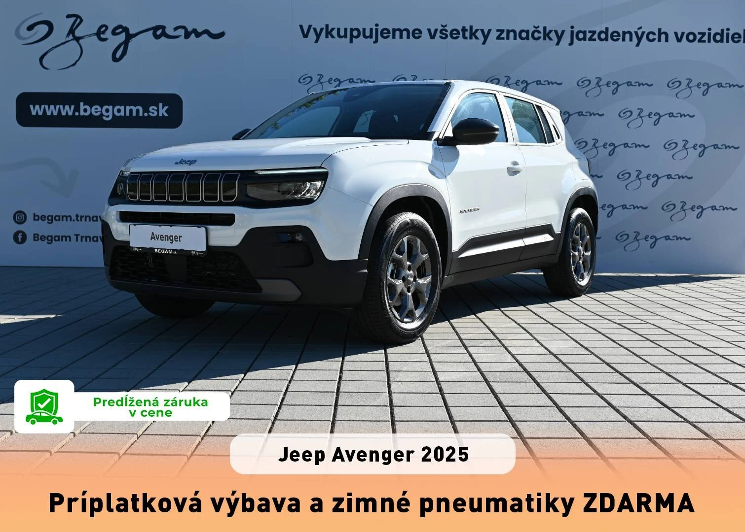 Jeep Avenger 1.2 GSE T3 Longitude + | Begam Trnava