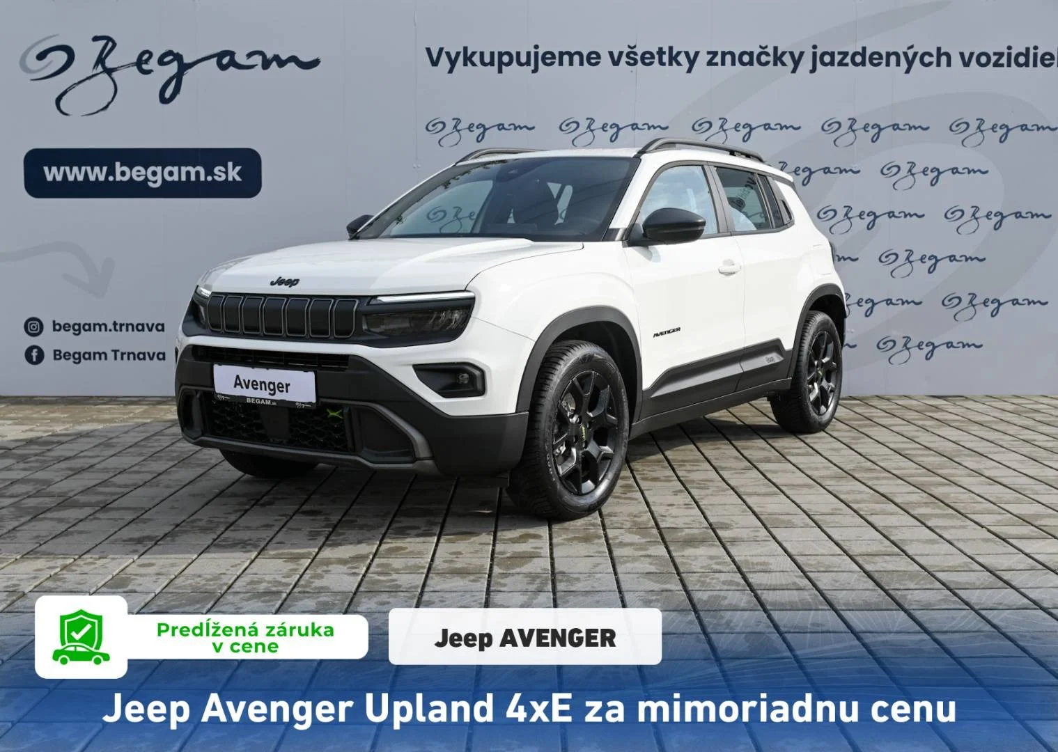 Jeep Avenger 1.2 T e-Hybrid 6DCT UPLAND 4xe | Begam Trnava