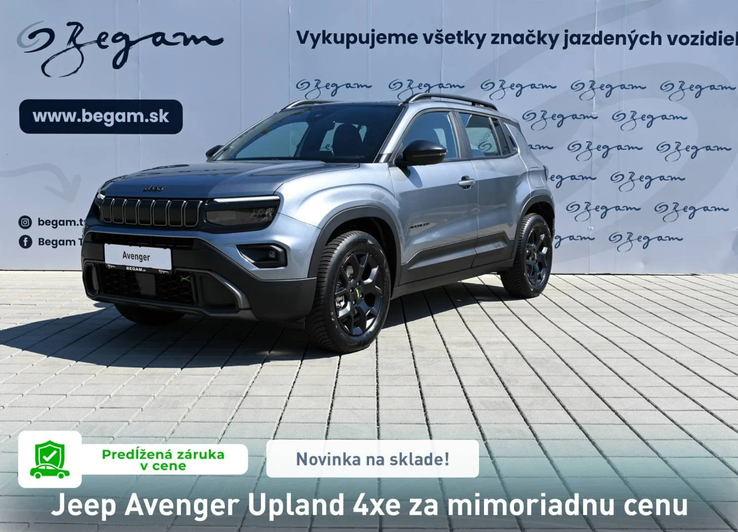 Jeep Avenger 1.2 T e-Hybrid 6DCT UPLAND 4xe | Begam Trnava