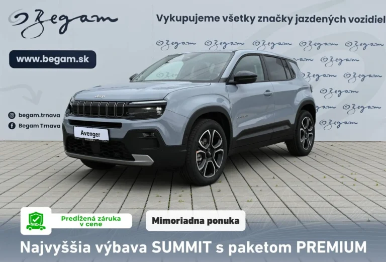 Jeep Avenger 1.2 T e-Hybrid Summit A/T | Begam Trnava