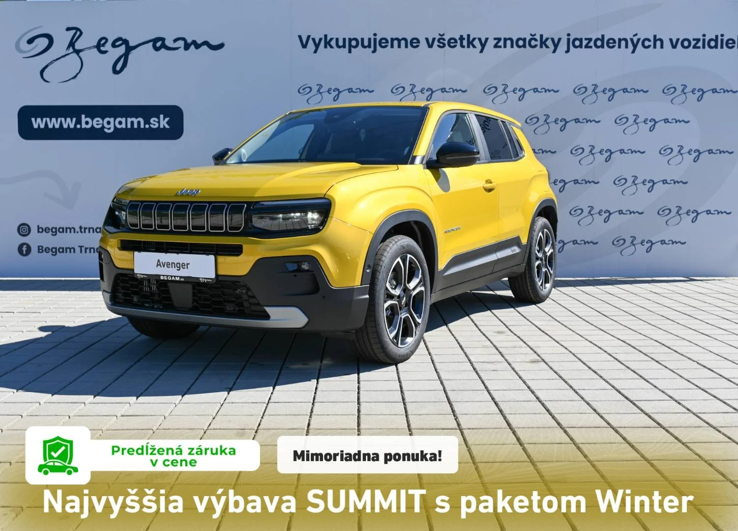 Jeep Avenger 1.2 T e-Hybrid Summit A/T | Begam Trnava
