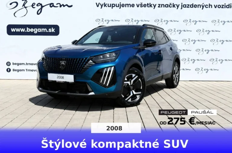 Peugeot 2008 ALLURE Hybrid 145k e-DCS6 MHEV | Begam Trnava