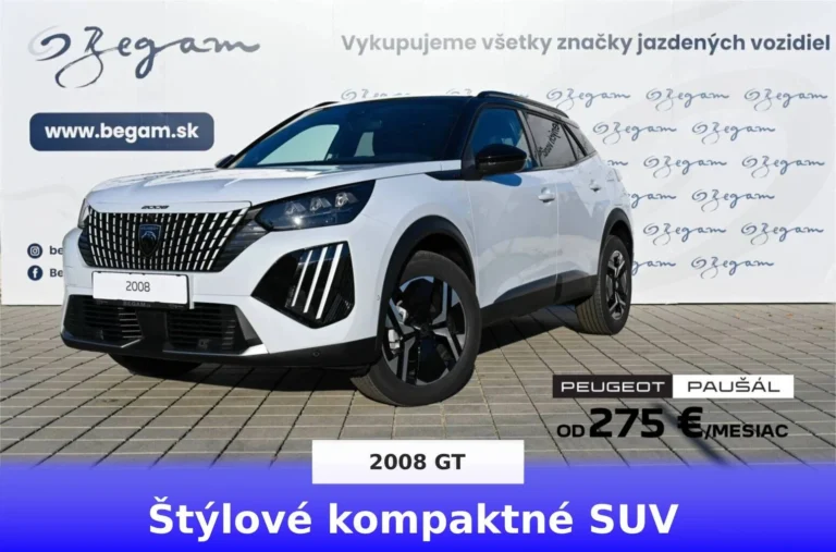 Peugeot 2008 GT Hybrid 145k e-DCS6 MHEV | Begam Trnava