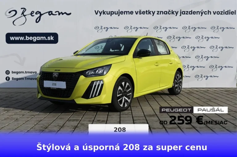 Peugeot 208 STYLE TURBO 100k BVM6 | Begam Trnava