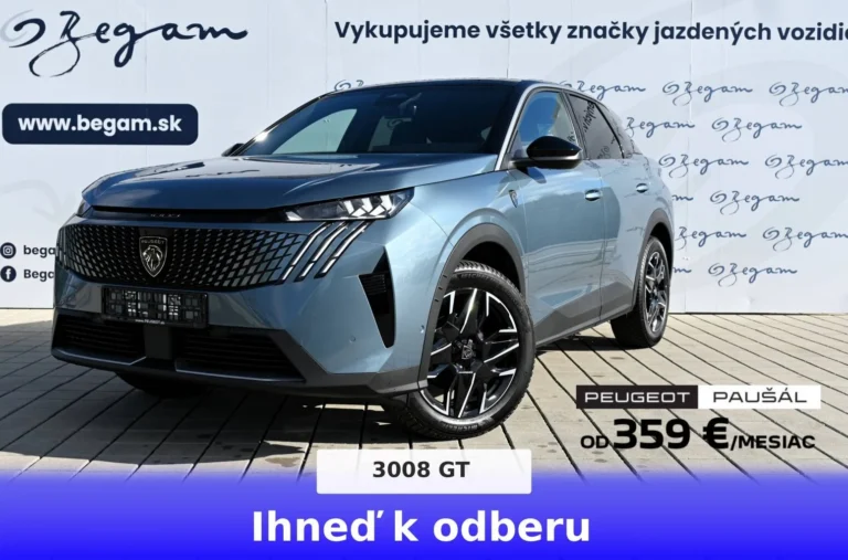 Peugeot 3008 GT Hybrid 145k e-DCS6 (MHEV) | Begam Trnava