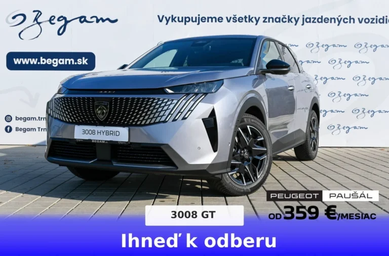 Peugeot 3008 GT Hybrid 145k e-DCS6 (MHEV) | Begam Trnava