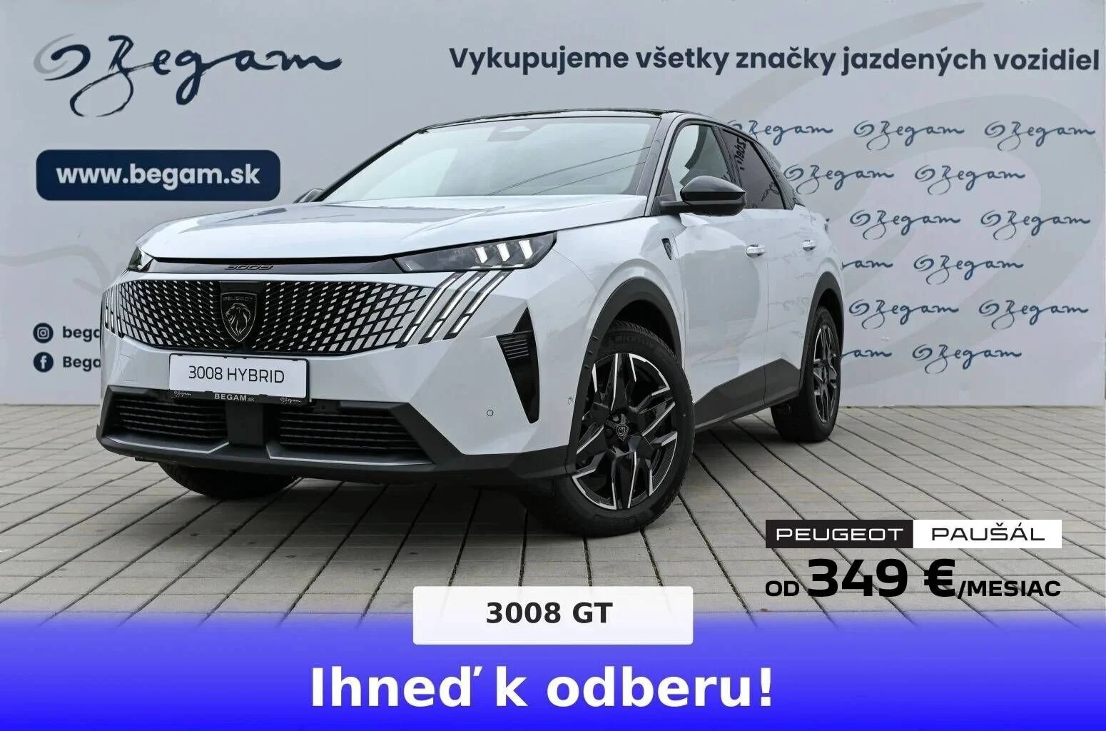 Peugeot 3008 GT Hybrid 145k e-DCS6 (MHEV) | Begam Trnava