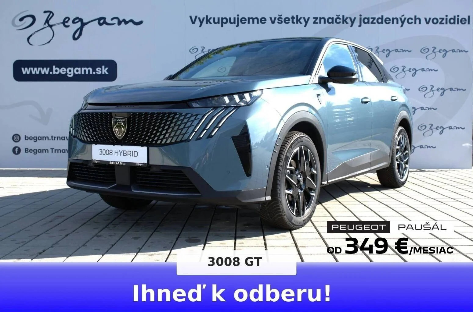 Peugeot 3008 GT Hybrid 145k e-DCS6 (MHEV) | Begam Trnava