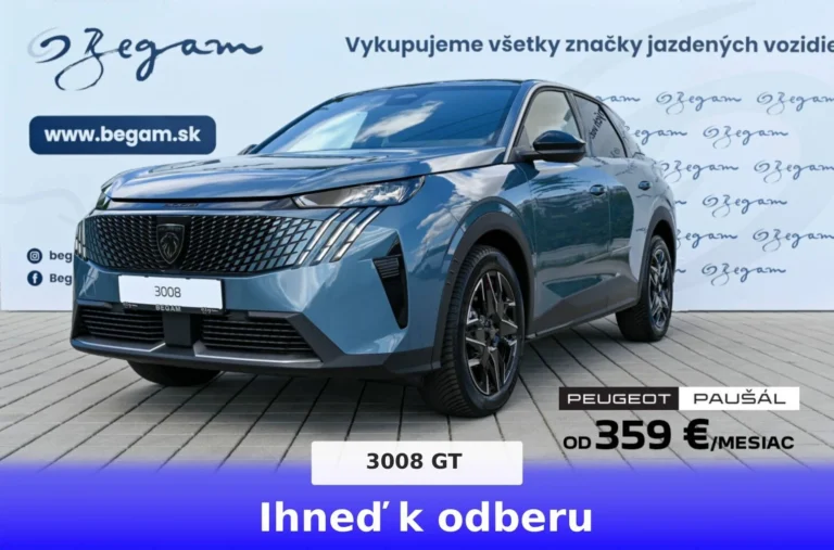Peugeot 3008 GT Hybrid 145k e-DCS6 (MHEV) | Begam Trnava