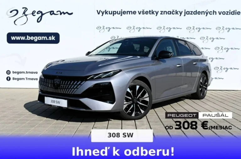 Peugeot 308 SW ALLURE Hybrid 145k e-DCS6 (MHEV) | Begam Trnava