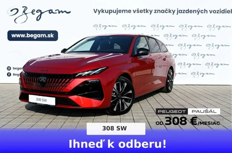Peugeot 308 SW ALLURE Hybrid 145k e-DCS6 (MHEV) | Begam Trnava