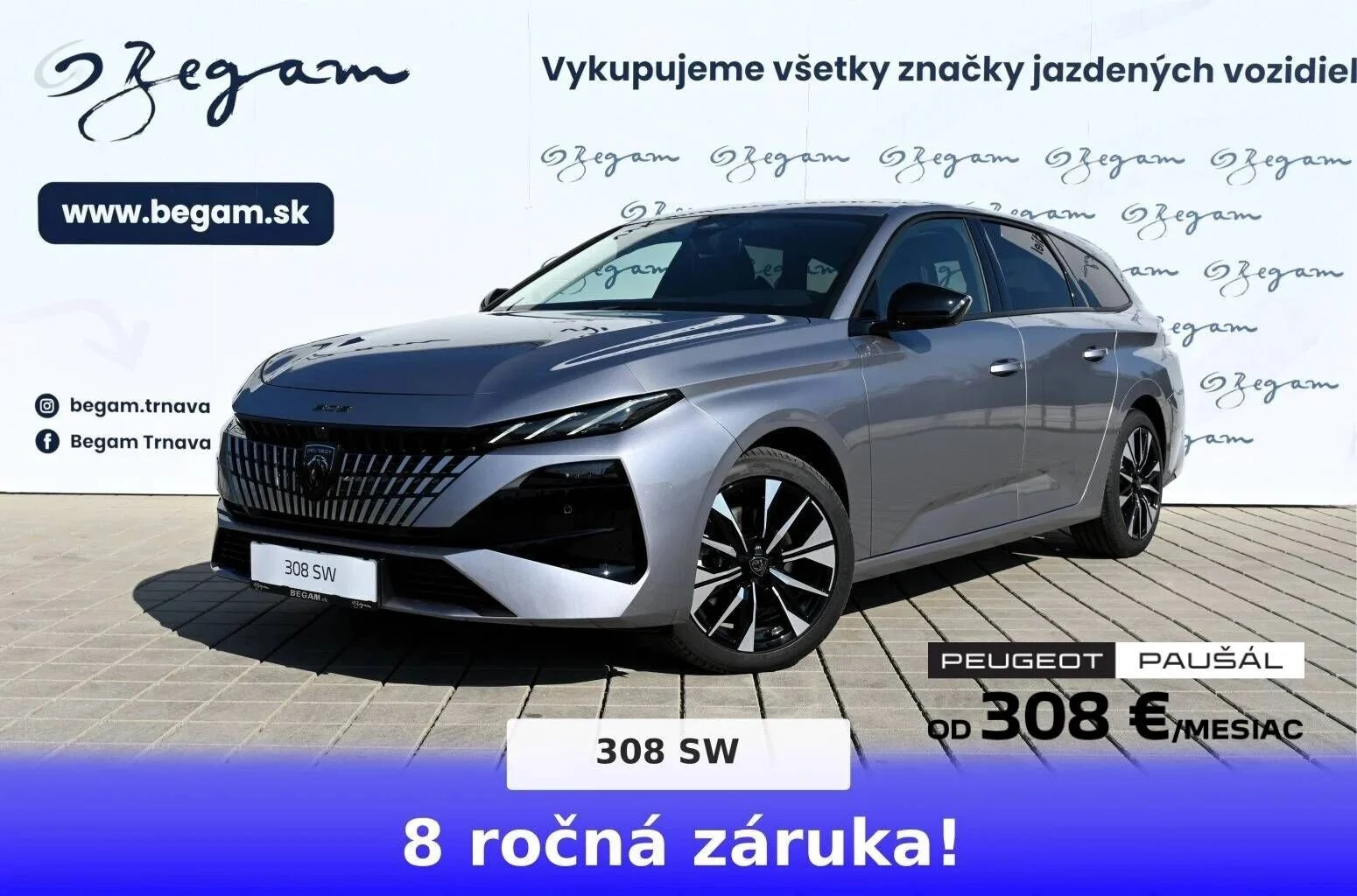Peugeot 308 SW NEW 308 SW  ALLURE BlueHDi 130k EAT8 | Begam Trnava