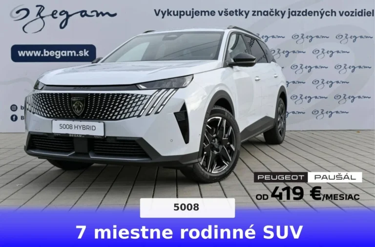 Peugeot 5008 ALLURE Hybrid 145k e-DCS6 | Begam Trnava