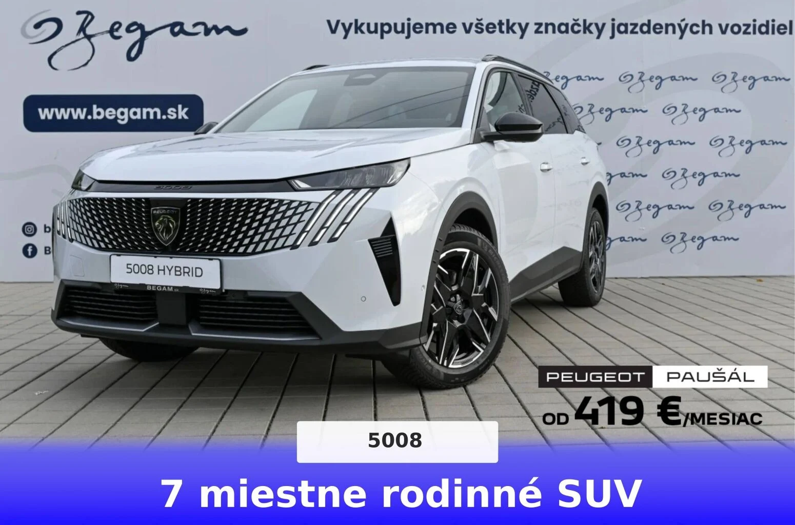 Peugeot 5008 ALLURE 1.2 Hybrid 145k e-DCS6 | Begam Trnava