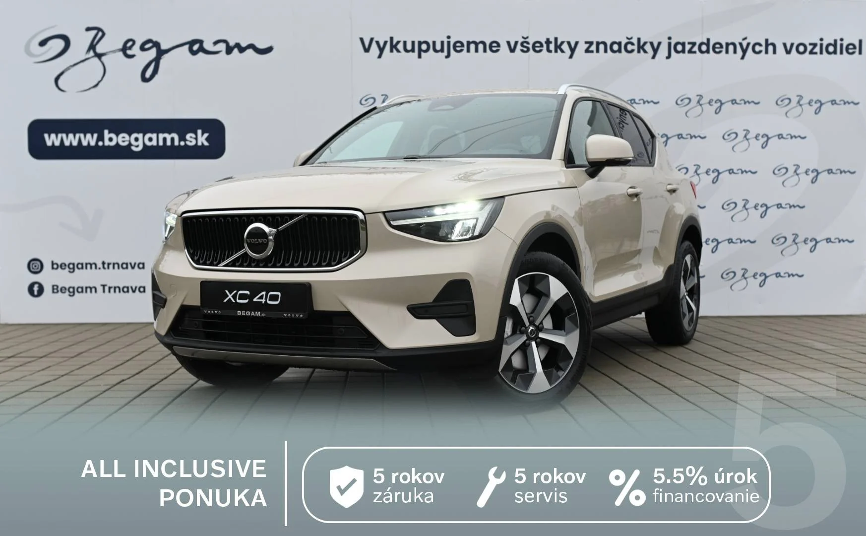 Volvo XC40 B3 (P) CORE | Begam Trnava