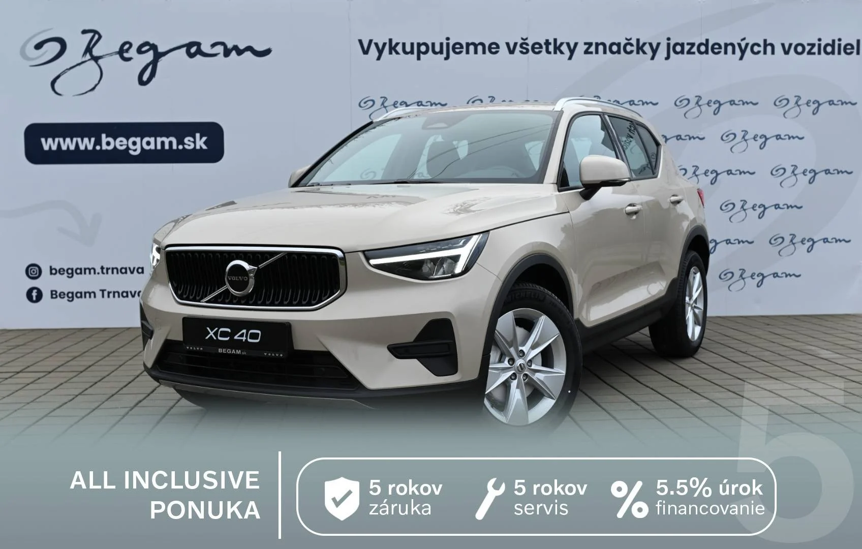 Volvo XC40 B3 (P) CORE | Begam Trnava