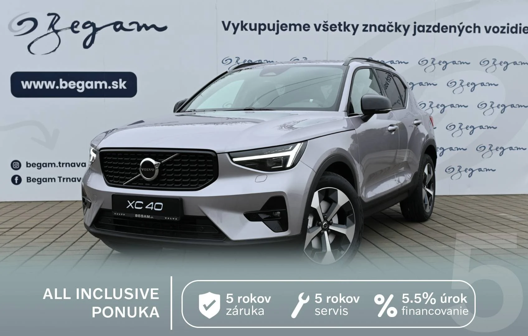 Volvo XC40 B3 (P) PLUS DARK | Begam Trnava