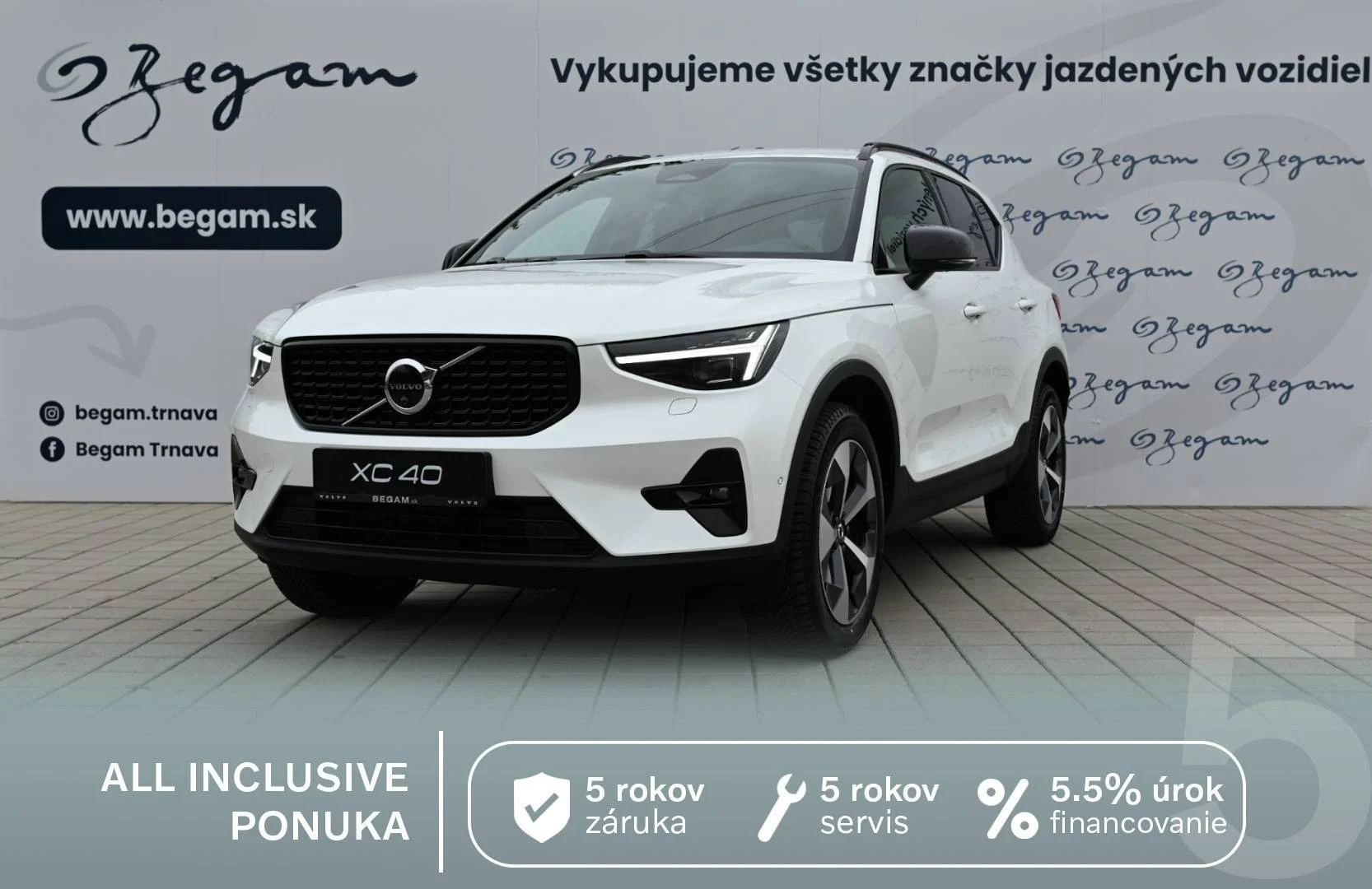 Volvo XC40 B3 (P) PLUS DARK | Begam Trnava