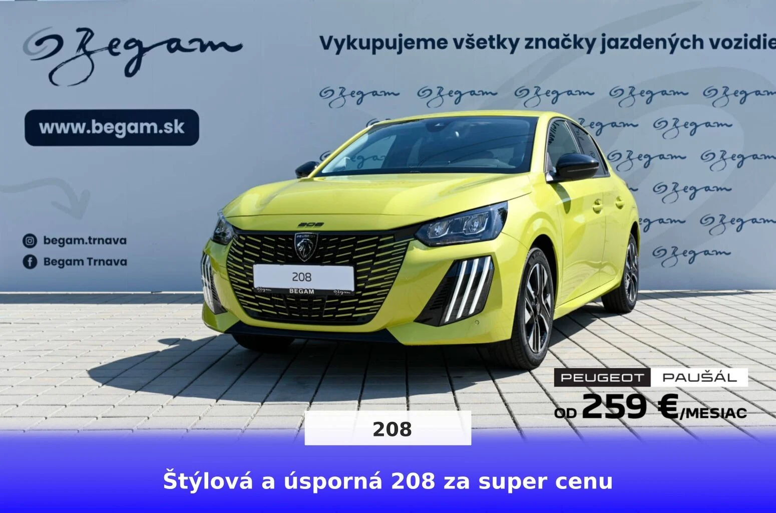 Peugeot 208 ALLURE TURBO 100k BVM6 | Begam Trnava