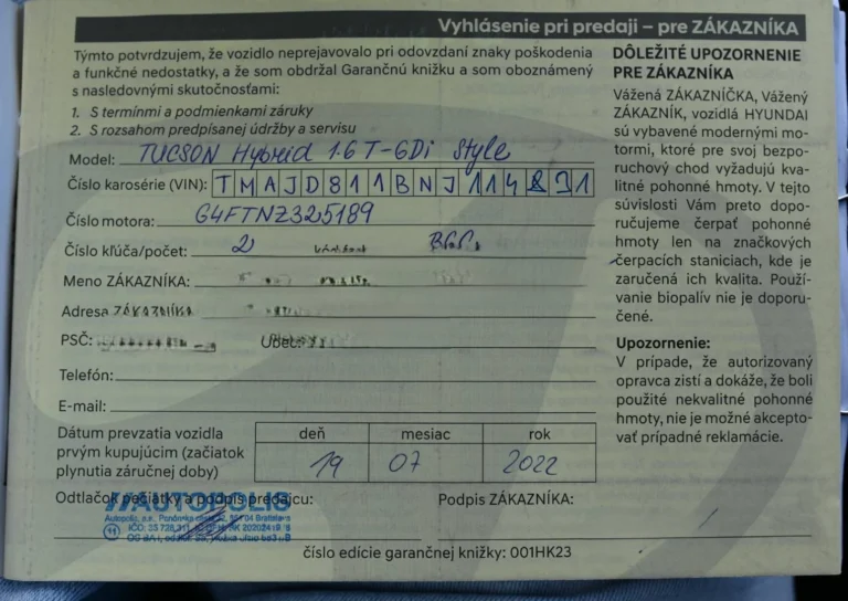 Hyundai Tucson 1.6 T-GDi Hybrid Style A/T | Begam Trnava