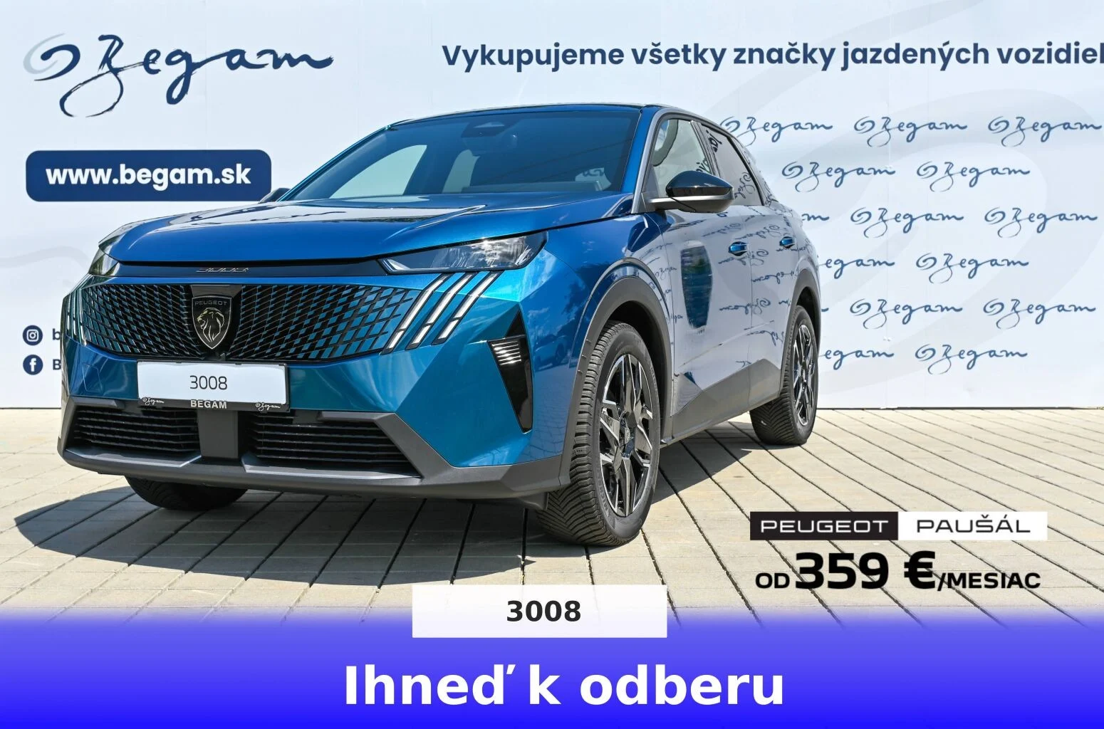 Peugeot 3008 ALLURE Hybrid 145k e-DCS6 (MHEV) | Begam Trnava