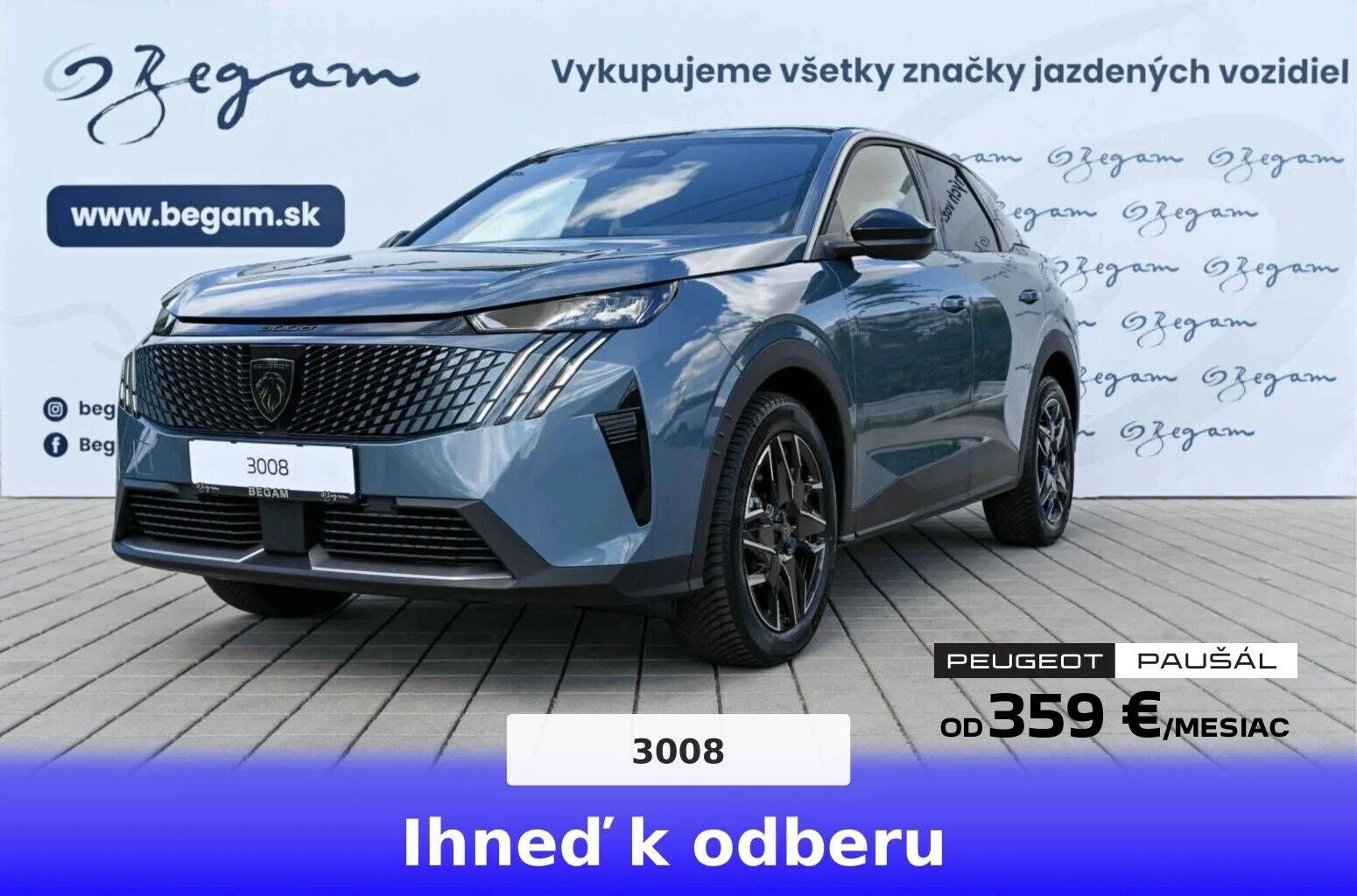 Peugeot 3008 NEW 3008 ALLURE Hybrid 145k e-DCS6 | Begam Trnava
