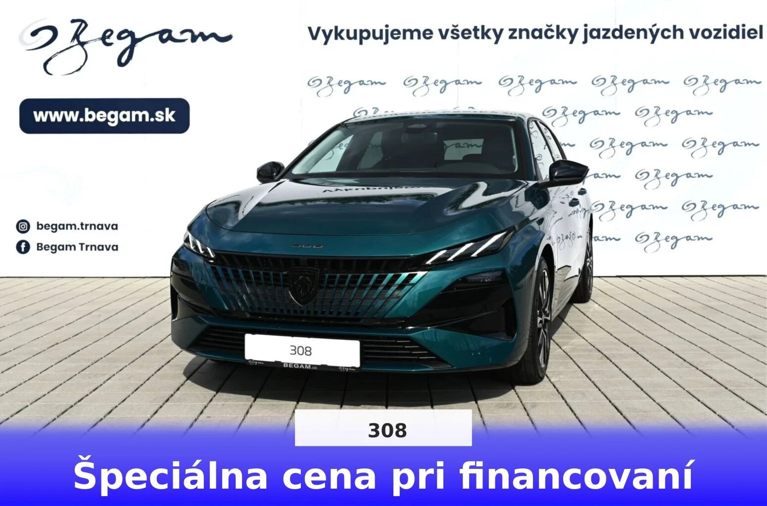 Peugeot 308 ALLURE Hybrid 145k e-DCS6 | Begam Trnava