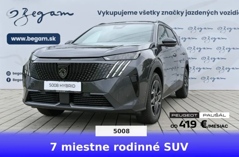 Peugeot 5008 ALLURE Hybrid 145k e-DCS6 | Begam Trnava