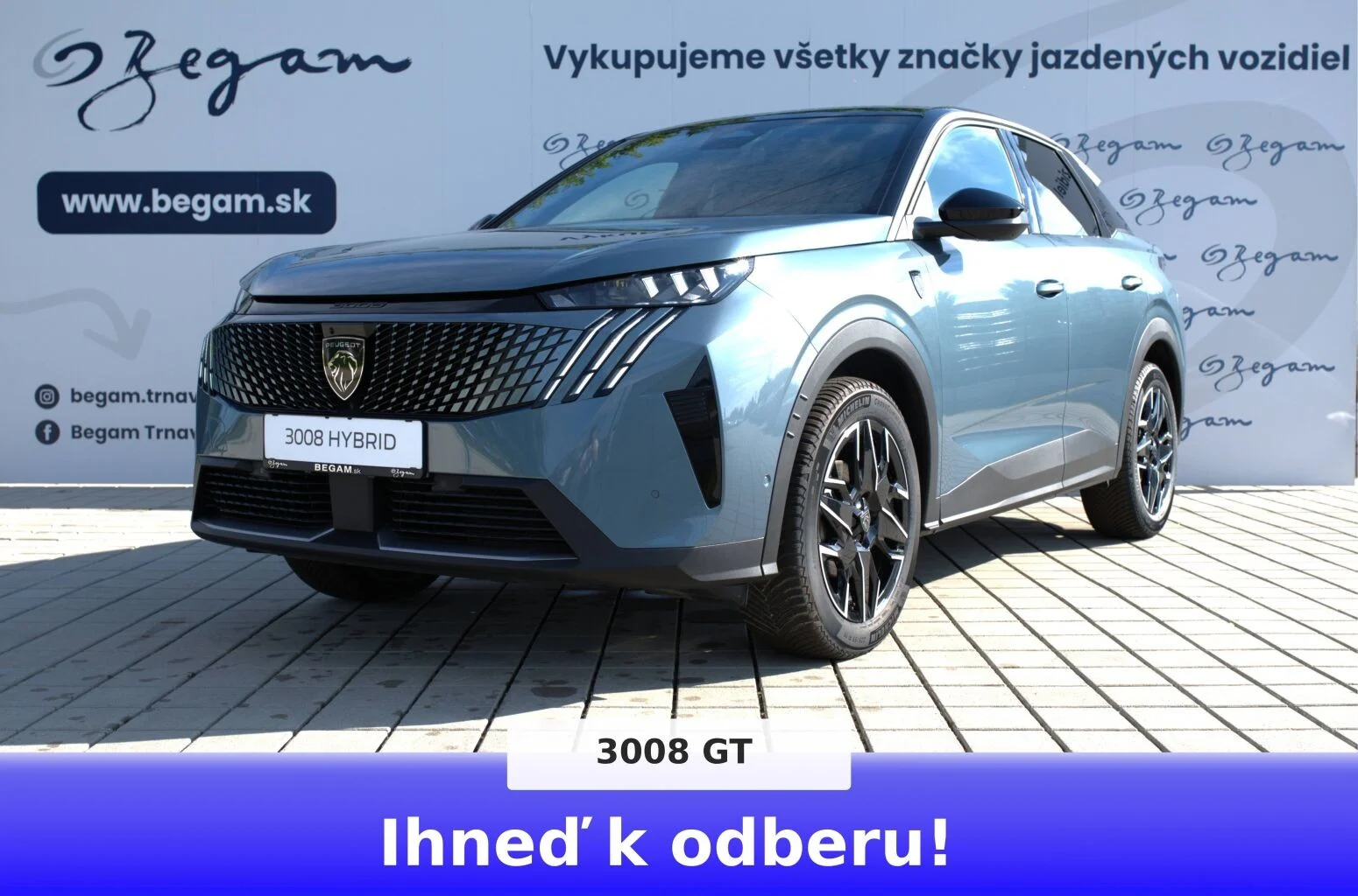 Peugeot 3008 ALLURE Hybrid 145k e-DCS6 | Begam Trnava