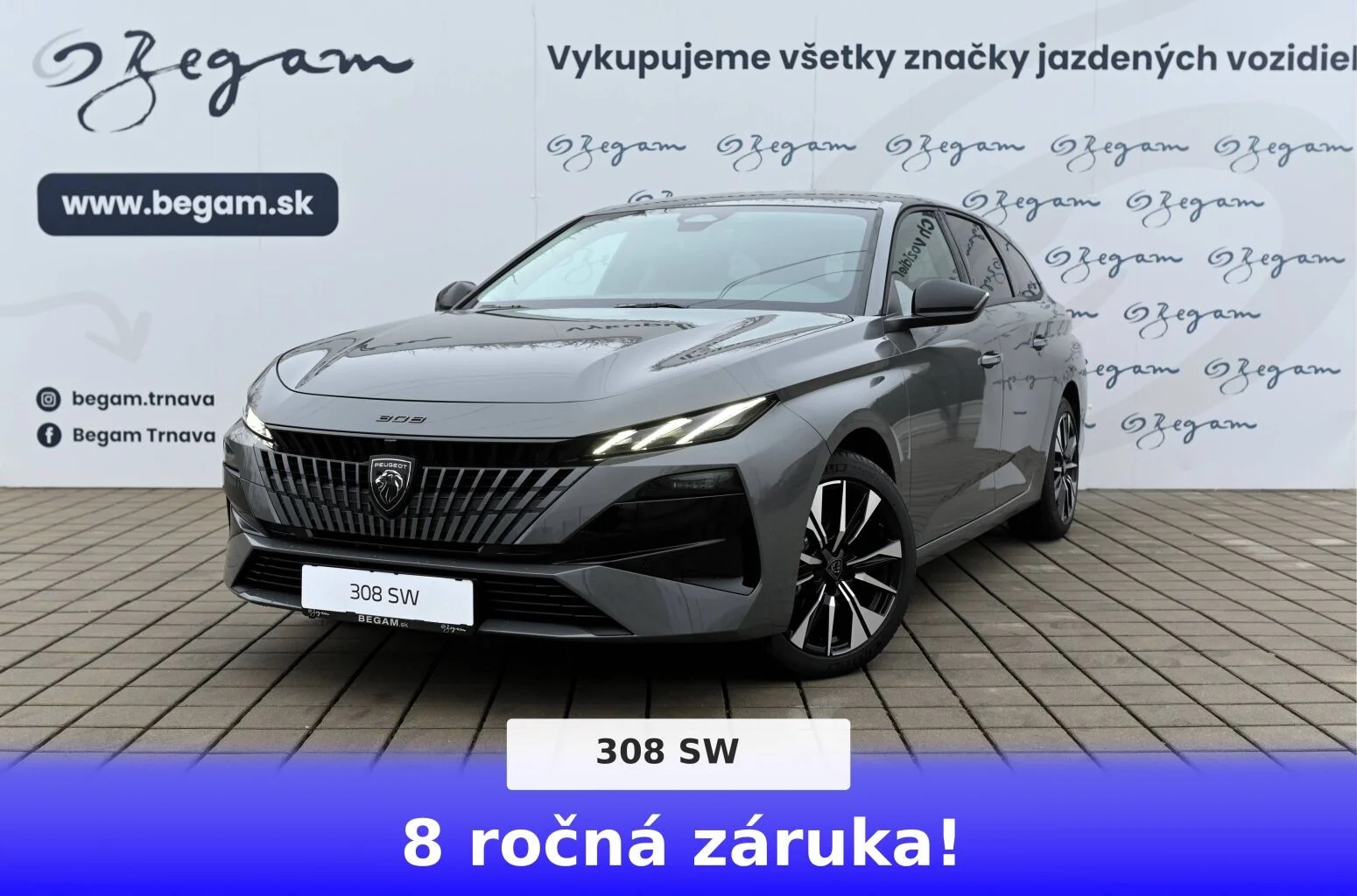 Peugeot 308 SW ALLURE Hybrid 145k e-DCS6 (MHEV) | Begam Trnava