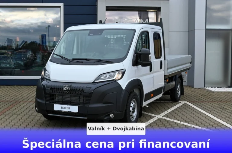 Peugeot Boxer Valník + Dvojkabína 435 L4  2.2 BlueHDi 180 € 6.4 MT6 | Begam Trnava