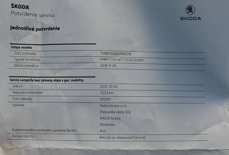 Škoda Fabia Combi 1.0 TSI Active | Begam Trnava